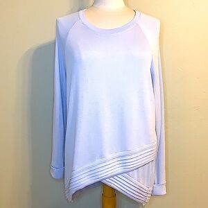 Athleta Serenity Crisscross Lightweight Silky Sweatshirt